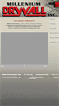 Mobile Screenshot of millenium-drywall.com